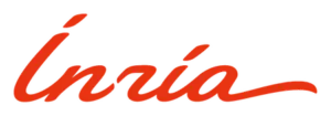 INRIA logo in red as a handwritten text of inria in small letters